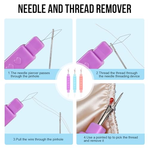 Feoqibu 47pcs Sewing Kit, Emergency Sewing Tools