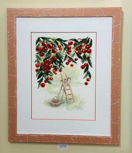 RIOLIS Counted Cross Stitch kit 2205 Cherry Garden