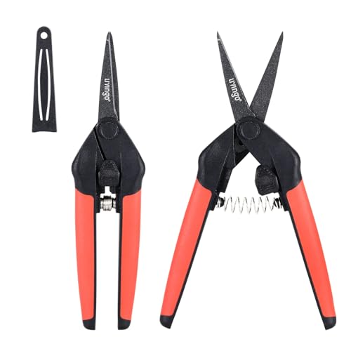 LIVINGO Garden Pruning Shears 2 Pack with Sharp Stainless Steel Blades