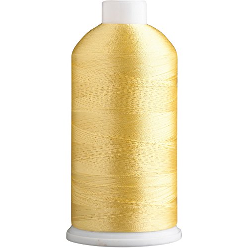 Superpunch SuperB Embroidery Thread 40wt, 5000 m Cone, Light Yellow 602 - color: Light Yellow 602, size: Pack of 1