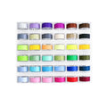 36 Pcs Bobbins and Sewing Threads with Bobbin Case - color: Multicolor