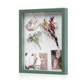 Muzilife 11x14 Shadow Box Wood Picture Frame, Tempered Glass, Green - color: Green, size: 11x14