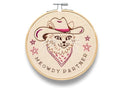 FUNATIC Meowdy Partner Funny Cat Embroidery Kit for Adults - color: Meowdy Partner