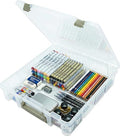 ArtBin Super Satchel 1-Compartment Craft Storage Box, Clear - color: Gold, size: 1 Pack