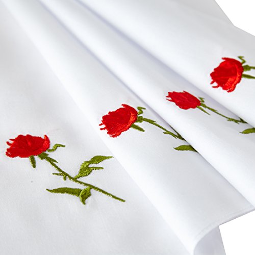 RDS HANKYTEX Cotton Embroidery Ladies' Handkerchiefs Lace Set of 6 - style: 3