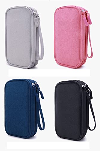 Diabetic Supplies Travel Case Organizer for Test Strips, Lancets, Needles, Lancing Device, Glucose Meter, Alcohol Wipes, Insulin Pens, Syringes, Diabetes Testing Kit Storage Bag (Pink) - color: Pink