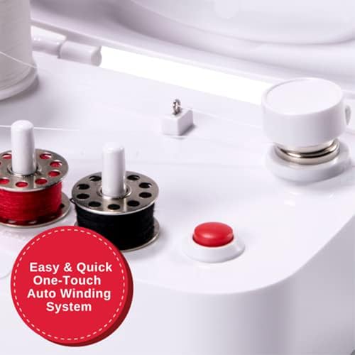 SINGER Portable Bobbin Winder | Compact & Easy-to-Use Bobbin Winding Machine with Automatic Shut-Off | Compatible with Class 15 & 15J Bobbins