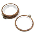 Semetall Embroidery Hoop 4 Pcs 5.5 Inch Embroidery Ring (Round) - size: 5.5 inches