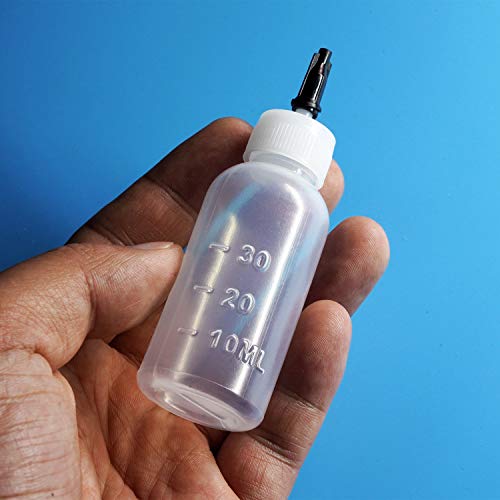 Dispensers Applicator Kit - Syringes, Plastic Squeeze Bottles, and Needle Tips Works for Precisely Delivery Grease, Oil Dispensing, Liquid Glue and Ink