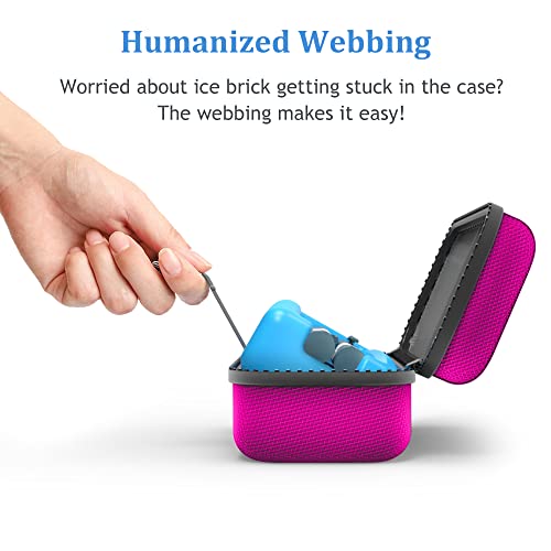 SHBC Insulin Pen Carrying Case Portable Medical Cooler Bag for Diabetes with Protective Ice Brick - Convenient to Changing Needles with Each Injection Hot Pink - color: Hot Pink