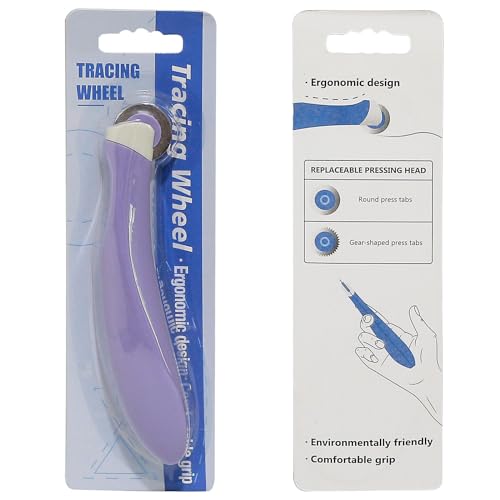 YEQIN Smooth Tracing Wheel - Professional Stitch Marking Spacer, Leather Needle Point Tracing Wheel for Arts and Leather Crafts - color: style2