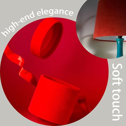 Bernese 6PCS Self Adhesive Felt Sheet, Felt Sheets with Adhesive Backing for Jewelry Box and Drawer Liner, A4 Size (8.3" x 11.8", Red) - color: Red