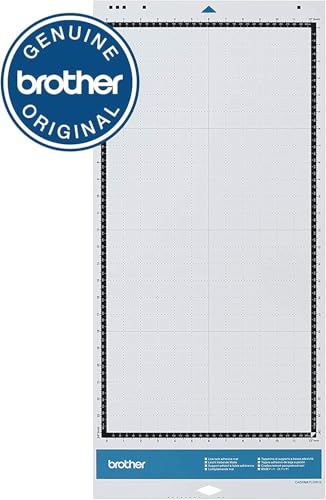 Brother ScanNCut DX Low Tack Adhesive Mat 2-Pack, 12" x 12" and 12" x 24", for Thin and Delicate Materials - style: 12" x 12" & 12" x 24" Low Tack