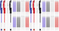 Outus 8 Pcs Heat Erasable Pens Fabric Marking with 56 Refills Quilting - size: 64 Piece Set (Pack of 2)