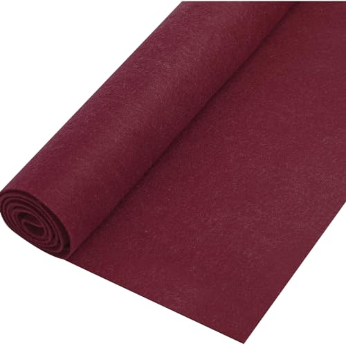 Felt Fabric 1.8 mm Thick 36" x 72" - Soft Durable Felt by The Yard Felt Sheets for Arts and Crafts, DIY Sewing, Crafting Projects (Dark Red) ﻿ ﻿ ﻿ ﻿ ﻿ ﻿ ﻿ ﻿ ﻿ - color: Dark Red, size: 36" x 72"
