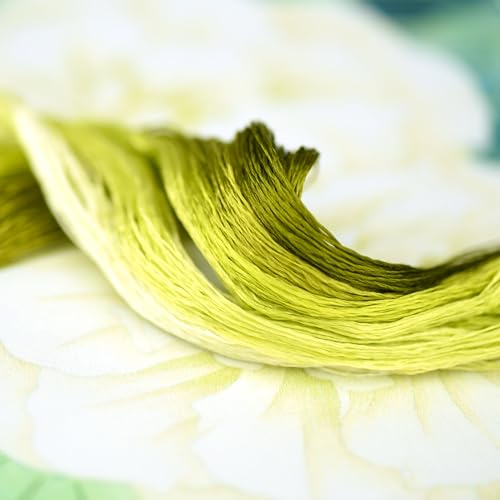 Natural 100% Mulberry Handmade Embroidery Silk Thread Silk Floss (99) - color: 99