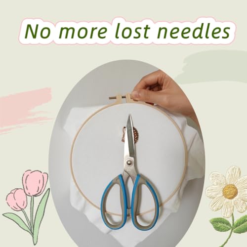 HENYANMHXH Needle Minder Magnet, Cute Magnetic Needle Holder, Pink Rose - color: Blush Pink Rose