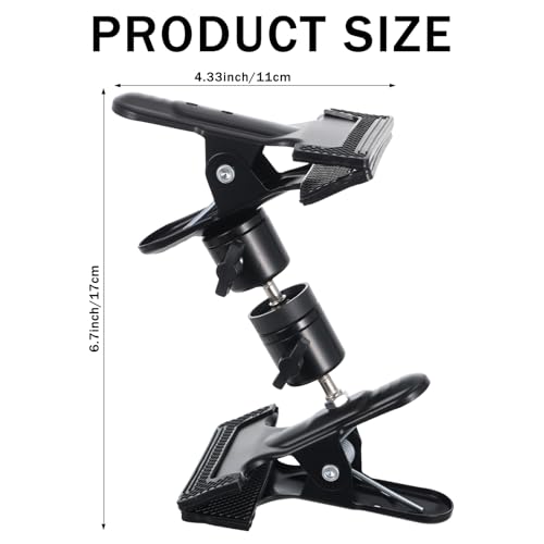 Adjustable Portable Metal Embroidery Hoop Stand Holder，Black Cross Stitch Hoop Holder with 360° Rotation Needlepoint Hoop Stand,Cross Stitch Stand Suitable for Embroidery Hoops