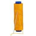 Waxed Thread, Strong Thread for Leather, Upholstery, Shoe, Bag, incl. Needle (Colour: Dark Yellow) - color: Dark Yellow