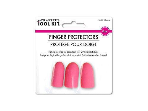 Crafter's Toolkit CT216 Silicone Non-Stick Finger Protectors X3