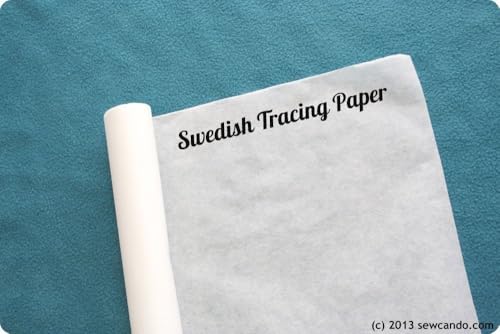 Tracing Paper - White Sewable Swedish Tracing Paper 29" x 30' (29 inches x 30 feet/10 yards)