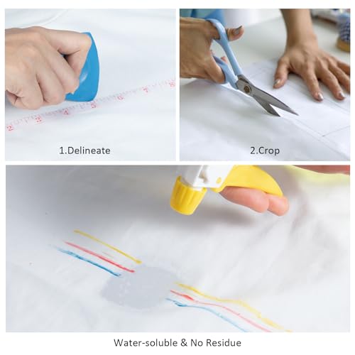 4 Pack Tailors Chalk, Washable Sewing Chalk for Fabric