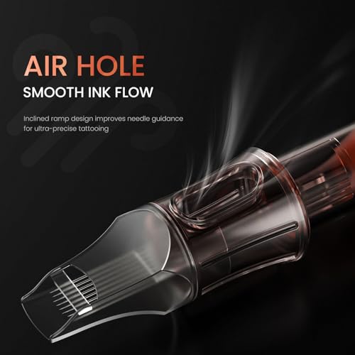 A-minusone 20 Assorted Tattoo Cartridge Needles Mixed Size #12 Round Liner&Round Magnum - 5Pcs each of 7RL, 9RL, 11RM, 13RM Pro Disposable Membrane Tattoo Needles - size: 20Pcs-12RL+RM