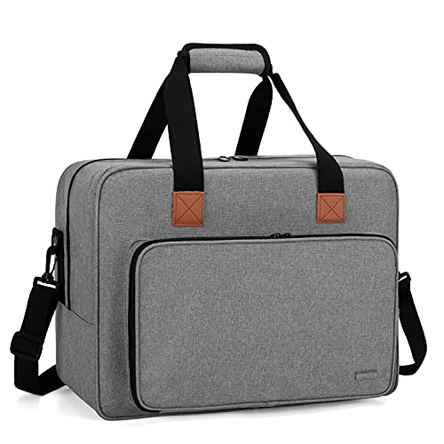 LUXJA Portable Tote Sewing Machine Bag, Gray - color: Gray