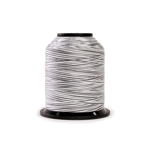 Finesse Variegated Thread | 100% Polyester, 3ply, 50wt | 1100yds Stackable Thread Cones for Quilting and Sewing… (Montain Mist) - color: Montain Mist