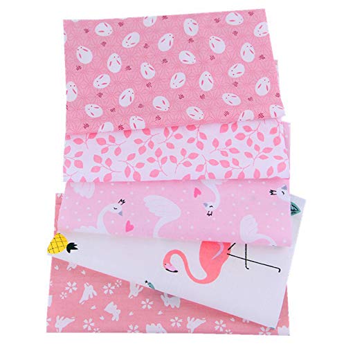 30pcs 8"x10"(20cm x 25cm) Blue Cotton Craft Fabric Bundle Squares Patchwork - color: Blue