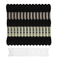 Skeins Friendship Bracelets Floss Black Embroidery Threads,Black Cross Stitch Thread Series Cross Stitch Floss (14 Skeins Per Pack)