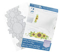 Leisure Arts Pillowcase 20"X26" Sunflower 2Pc, Embroidery Pillow Kit, Stamped Embroidery Pillowcases, Pillow Cases Stamped, Stamped Cross Stitch Cases