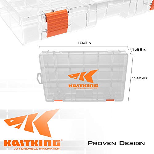 KastKing Utility Tackle Boxes, 3600 and 3700 Fishing Tackle Trays - color: Standard, size: 3600(2Pack)