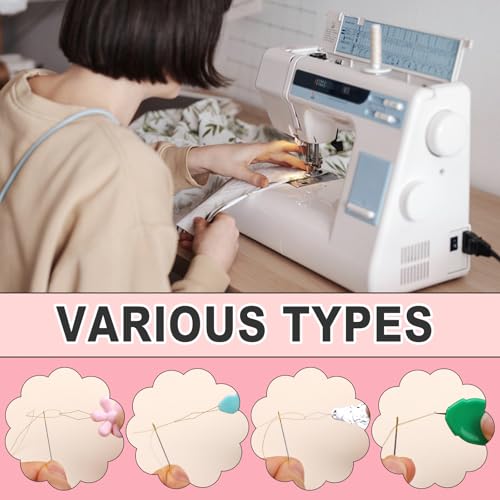 KAQRHFT 24 PCS Needle Threaders, Needle Threader Kit for Hand Sewing - size: S-2