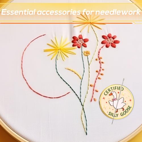 Silly Goose Magnet Needle Minder, Funny Cross Magnetic Needleminder Pin Holder Keeper for Sewing Embroidery Needlework Gift Accessories