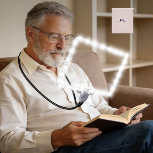Magnifying Glass with Light Hands Free, Rechargeable Full Page Magnifier