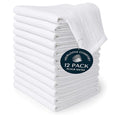 Flour Sack Towels 12 Pack Oversized, 28x28 Inch, 100% Cotton, Prewashed Soft, Lint-Free Lightweight Dish Towel for Baking, Wrapping Bread, Drying, Embroidery Projects - White - color: White, size: 28" x 28" - 12 Pack