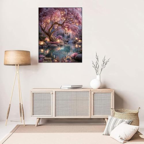 WUSARPLY Tree of Life Stamped Cross Stitch Kits for Beginners Adults - color: J166