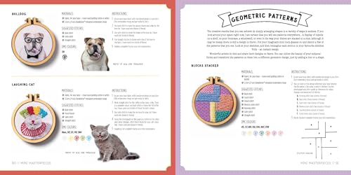 Mini Hoop Embroideries: Over 60 little masterpieces to stitch and wear