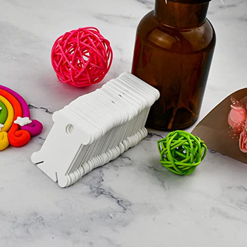 120 Pieces Plastic Floss Bobbins for Cross Stitch Embroidery Cotton Thread Embroidery Floss Cross Stitch Threads Craft DIY Sewing Storage Winding Thread Organizer Holder Embroidery DIY Cards (White) - color: Plastic Floss Bobbins