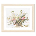 Counted Cross Stitch Kit: Basket Roses (Linen)