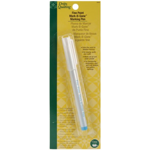 Dritz 3085 Mark-B-Gone Pen, Fine Point, Blue