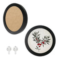 Crapyt 2 PCS Embroidery Frame, 8.15" Wood Round Cross Stitch Hoop