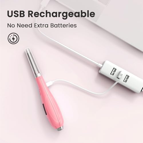 USB Thread Burner Zap Tool, Rechargeable Beading Supplies - color: Pink