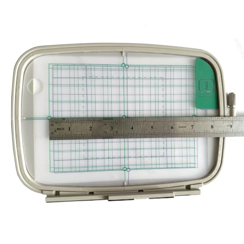 LNKA SA444-Large Hoop Embroidery Hoops 7-Inch-by-5-Inch for Brother PE800 PE770 780D PE700 PC6500 Brother Innovis 1250 700 Sewing Machines - size: SA444-Large Hoop