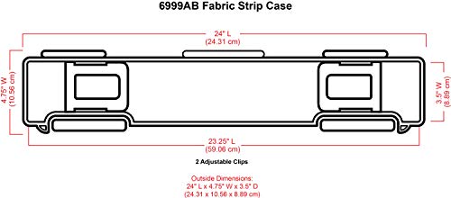 ArtBin 6999AB Fabric Strip Case - Crafts, Quiliting & Sewing Organizer, [1] Plastic Storage Case, Translucent