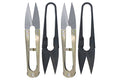 Golden Eagle Double Sharp Quick-Clip Lightweight Thread Clippers Trimming Scissors & Thread Snips (4pc Combo) - size: 4pc Combo
