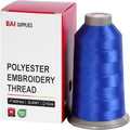 BAI Polyester Embroidery Machine Thread 5000 Yards Royal Blue+634 - color: Royal Blue+634