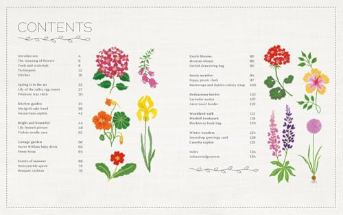 Flower Embroidery: Over 100 Floral Motifs and Projects to Create