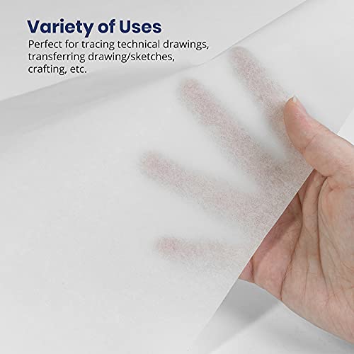 Pacific Arc Tracing Paper Roll, White, 36 Inch X 50 Yard Roll - color: White, size: 36 Inch x 50 yard